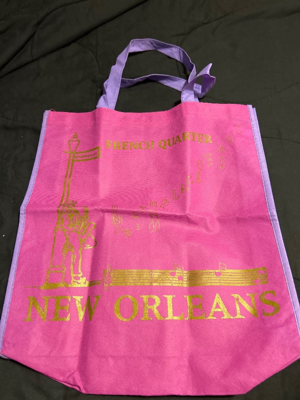 New Orleans French quarter shopping bag